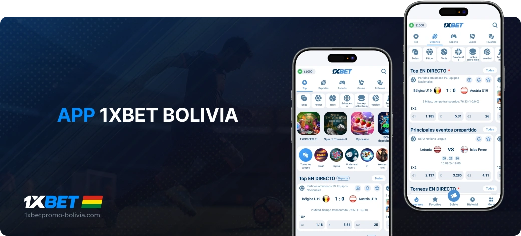 App 1xBet Bolivia - 1xbet Promo Bolivia