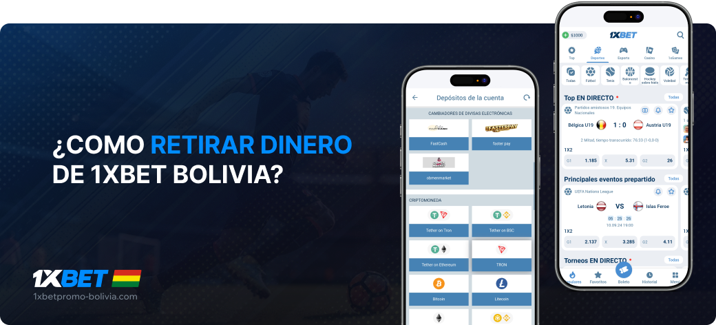 ¿Como retirar dinero de 1xBet Bolivia? - 1xbet Promo Bolivia